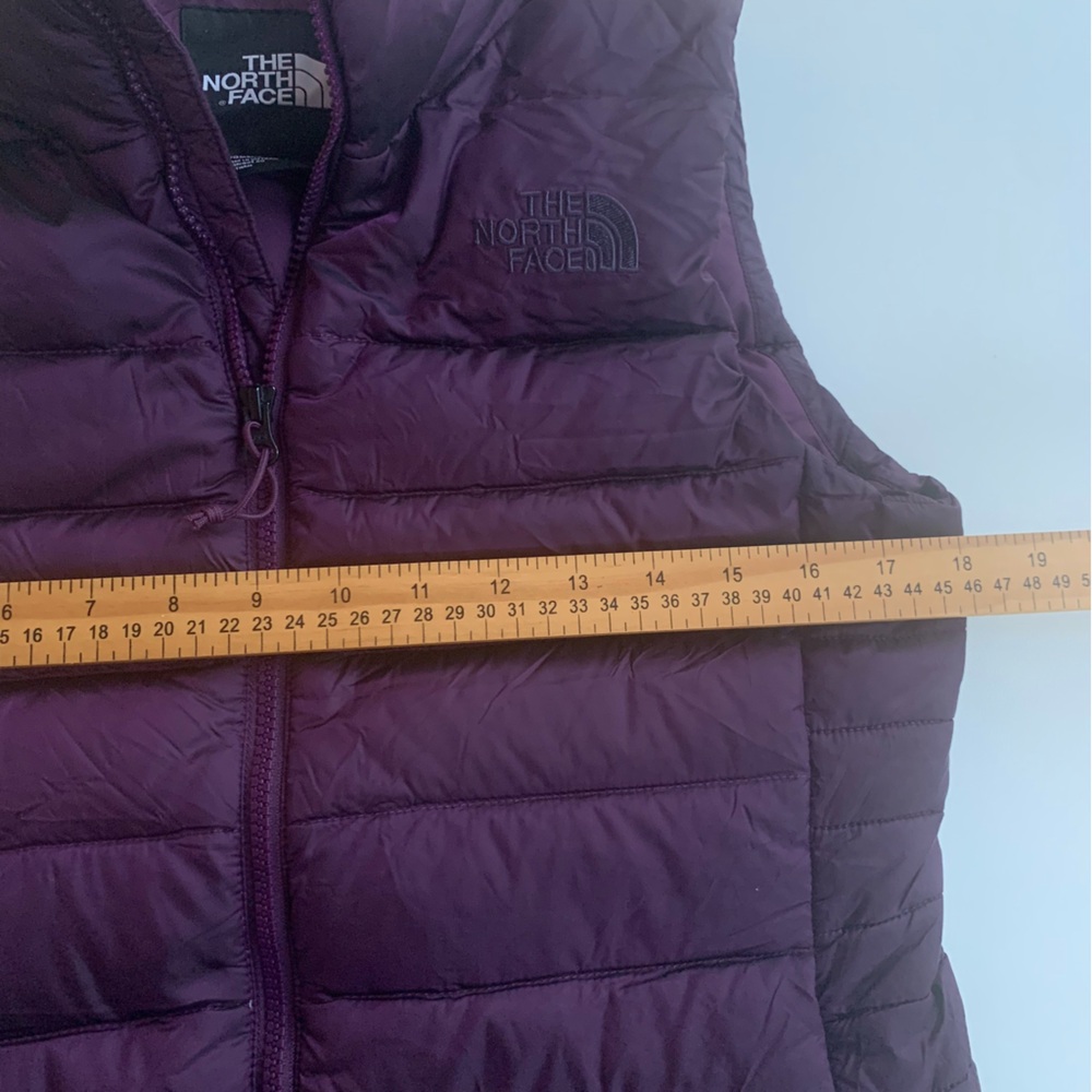 THE NORTH FACE NF0A4R3F Women Aconcagua Puffer Vest Sz S/P Dark Purple 550 Down - Picture 4 of 14